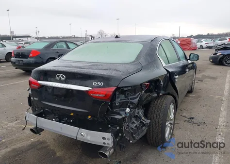 2024 Infiniti Q50 Luxe Awd z USA, uszkodzony, nr VIN JN1EV7BR1RM631361